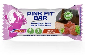 PROACTION PINK FIT BAR FRUTTI ROSSI 30 G - farmanauta.it