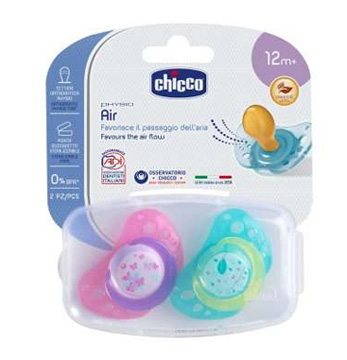 CHICCO SUCCHIETTO AIR LUMI IN CAUCCIU' 16-36 MESI 2 PEZZI - farmanauta.it