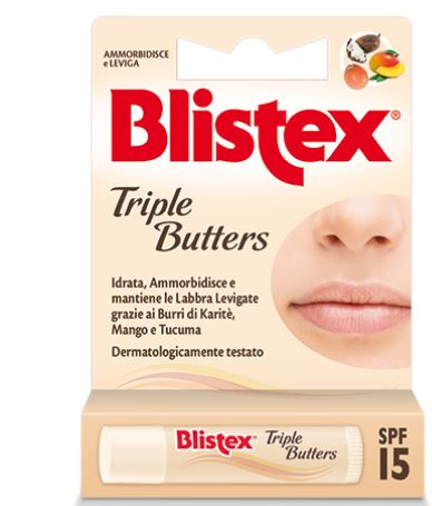 BLISTEX TRIPLE BUTTERS STICK LABBRA - farmanauta.it