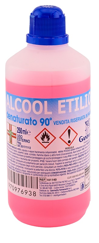 ALCOOL ETILICO DENATURATO 90 GRADI 250 ML - farmanauta.it
