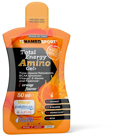 TOTAL ENERGY AMINO GEL ORANGE FLAVOUR 50 ML - farmanauta.it