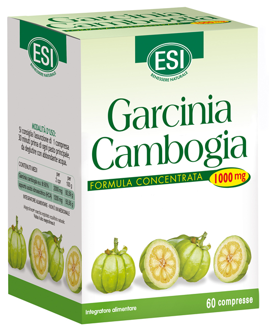 ESI GARCINIA CAMBOGIA 1000 MG 60 COMPRESSE - farmanauta.it