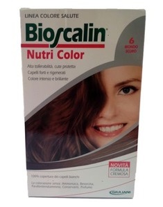 BIOSCALIN NUTRI COLOR 6 BIONDO SCURO SINCROB 124 ML - farmanauta.it