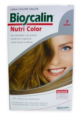 BIOSCALIN NUTRI COLOR 7 BIONDO SINCROB 124 ML - farmanauta.it