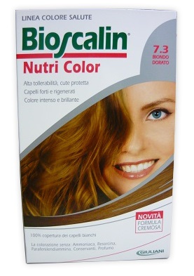 BIOSCALIN NUTRI COLOR 7,3 BIONDO DORATO SINCROB 124 ML - farmanauta.it