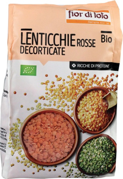 LENTICCHIE PICCOLE ROSSE DECORTICATE BIO 400 G - farmanauta.it