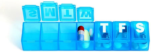 MEDS PORTAPILLOLE SETTIMANALE MEDS - farmanauta.it