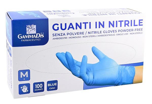 GUANTI NITRILE SENZA POLVERE SMALL 100 PEZZI - farmanauta.it