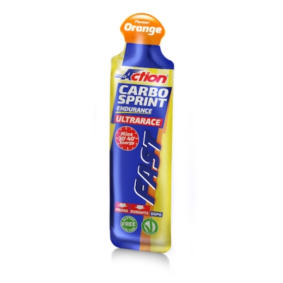 PROACTION CARBO SPRINT ULTRA RACE GEL ENERGETICO ALL'ARANCIA 60 ML - farmanauta.it