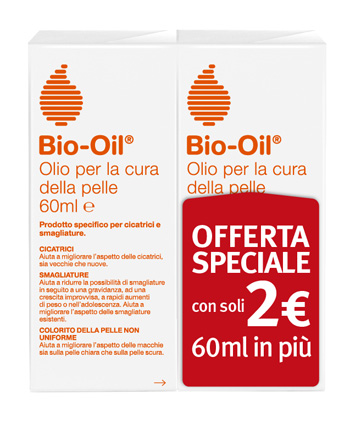 BIO-OIL OLIO PER LA CURA DELLA PELLE 2 X 60 ML - farmanauta.it