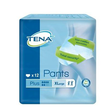 PANNOLONE PULL UP TENA PANTS PLUS TAGLIA EXTRA LARGE 12 PEZZI - farmanauta.it
