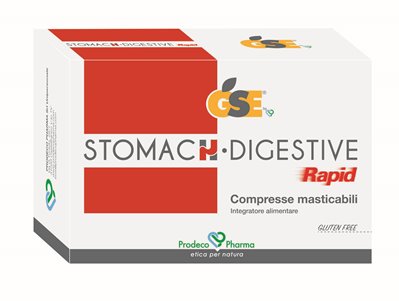GSE STOMACH DIGESTIVE RAPID 24 COMPRESSE MASTICABILI - farmanauta.it