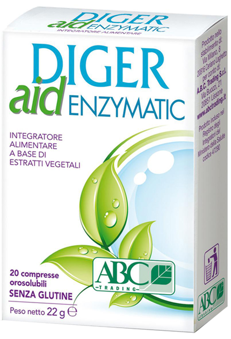 DIGER AID ENZYMATIC 20 COMPRESSE - farmanauta.it