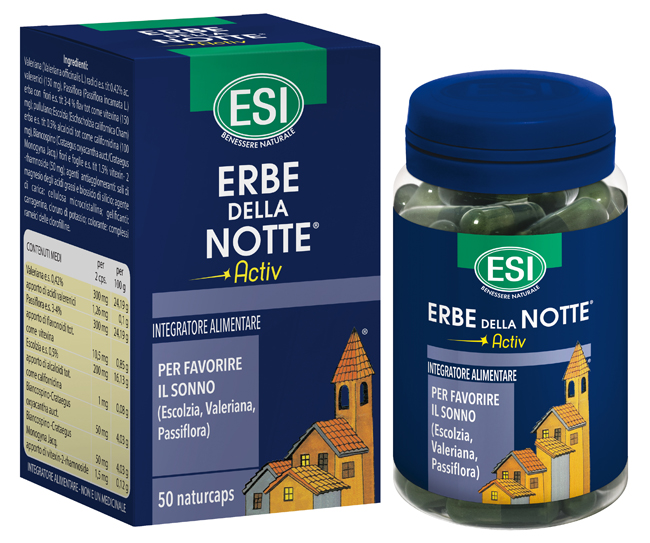 ESI ERBE DELLA NOTTE ACTIV 50 CAPSULE - farmanauta.it