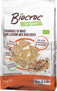 BIOCROC TRIANGOLI DI LEGUMI 40 G - farmanauta.it