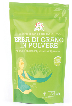 ERBA DI GRANO BIO IN POLVERE PROVENIENZA EUROPEA 125 G - farmanauta.it
