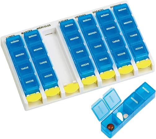 MEDS PORTAPILLOLE SETTIMANALE 4 DOSI MEDS - farmanauta.it