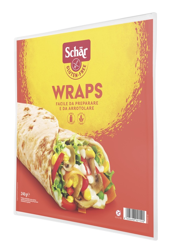SCHAR WRAPS PIADINA ARROTOLABILE 240 G - farmanauta.it