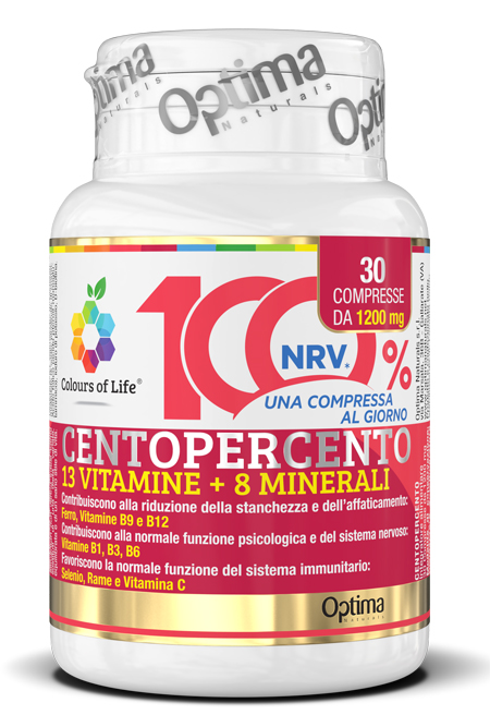 COLOURS OF LIFE CENTOPERCENTO 30 COMPRESSE 1200 MG - farmanauta.it