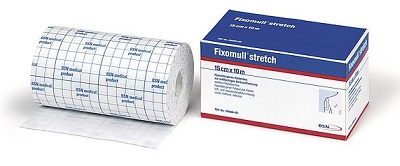 FASCIA AUTOADESIVA IPOALLERGENICA FIXOMULL STRETCH PER FISSAGGIO CATETERI M 10 X 5 CM - farmanauta.it