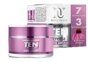 NATUR UNIQUE IALUCOLLAGEN TEN CREAM VISO SUPER ANTIAGE 50 ML - farmanauta.it