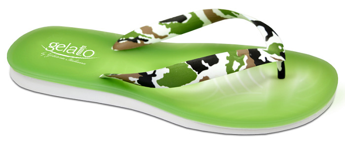 INFRADITO GELATO UOMO CON PLANTARE GEL CAMOUFLAGE/LIME 44/45 1 PAIO - farmanauta.it