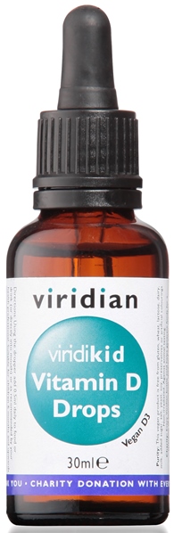 VIRIDIAN VIRIDIKID VITAMIN D3 400UI GOCCE 30ML - farmanauta.it