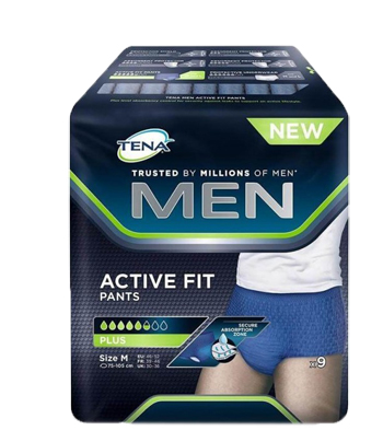 PULL UP UOMO TENA MEN PANTS ACTIVE FIT M 9 PEZZI - farmanauta.it