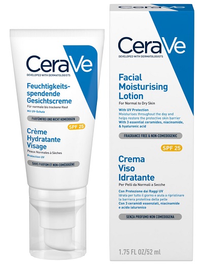 CERAVE CREMA VISO IDRATANTE SPF25 52 ML - farmanauta.it