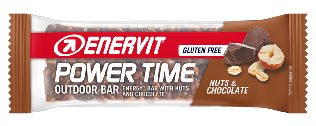 ENERVIT POWER TIME BARRETTA SENZA GLUTINE AL CIOCCOLATO 1 PEZZO - farmanauta.it
