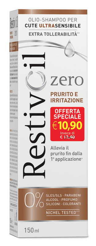RESTIVOIL ZERO PRURITO E IRRITAZIONE OFFERTA SPECIALE 150 ML - farmanauta.it