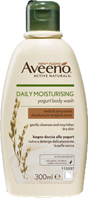 AVEENO BAGNO DOCCIA YOGURT VANIGLIA & AVENA 300 ML PROMO - farmanauta.it