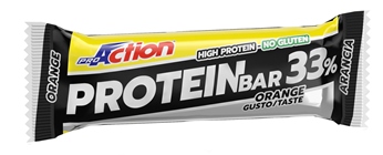 PROACTION PROTEIN BAR 33% ARANCIA 50 G - farmanauta.it