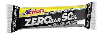 PROACTION ZERO BAR 50% CREMA DI NOCCIOLE 60 G - farmanauta.it