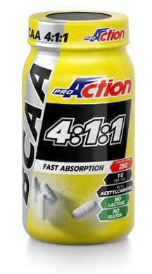 PROACTION BCAA 411 250 COMPRESSE - farmanauta.it