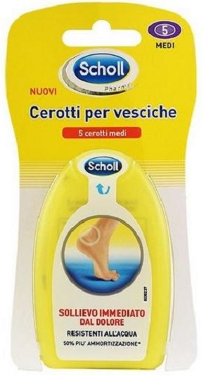 SCHOLL CEROTTI PER VESCICHE MEDIO 5 PEZZI - farmanauta.it