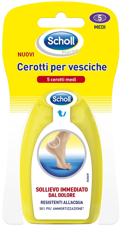 SCHOLL CEROTTI PER VESCICHE MEDIO DITA DEI PIEDI 6 PEZZI - farmanauta.it