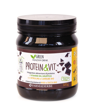 PROTEIN & VIT CACAO 320 G - farmanauta.it