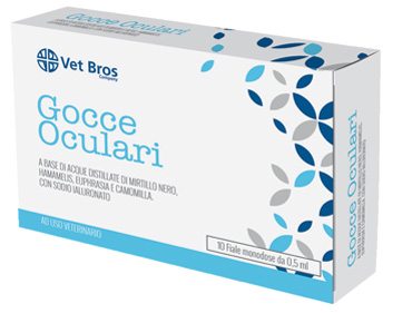 VET BROS SOLUZIONE SALINA STERILE OFTALMICA AD USO VETERINARIO 10 FIALE DA 5 ML - farmanauta.it