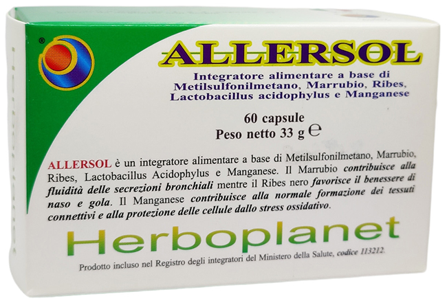 ALLERSOL 60 CAPSULE - farmanauta.it