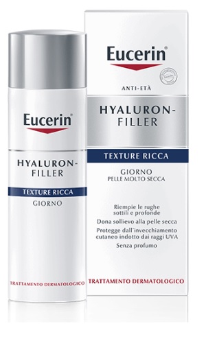 EUCERIN HYALURON-FILLER TEXTURE RICCA GIORNO 50 ML - farmanauta.it