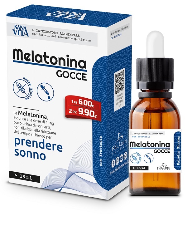 SANAVITA MELATONINA GOCCE 15 ML - farmanauta.it