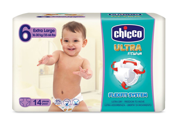 CHICCO PANNOLINO ULTRA XL 14 PEZZI - farmanauta.it