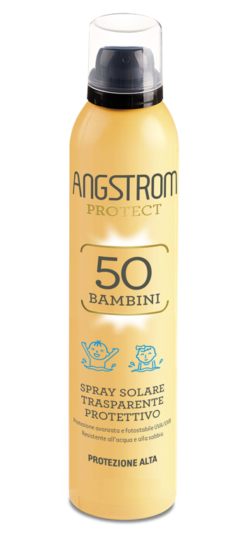ANGSTROM PROTECT 50 BAMBINI SPRAY SOLARE TRASPARENTE 250 ML - farmanauta.it