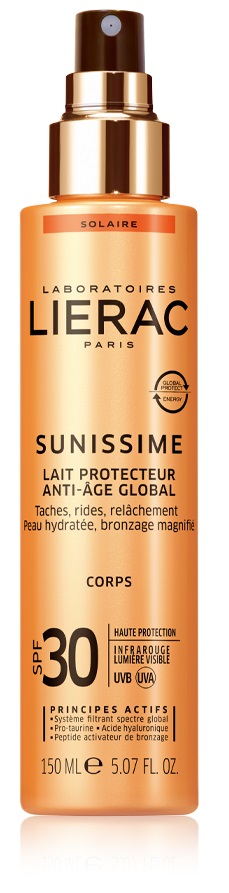 LIERAC SUNISSIME LATTE CORPO SPF30 150 ML - farmanauta.it