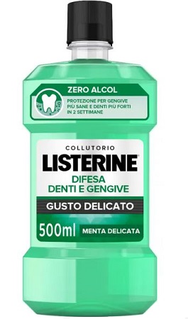 LISTERINE DENTI & GENGIVE DELICATO 500 ML - farmanauta.it