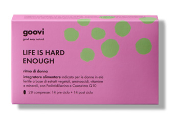 GOOVI LIFE IS HARD ENOUGH RITMO DI DONNA 28 COMPRESSE - farmanauta.it