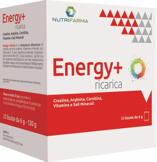 ENERGY+ RICARICA 20 BUSTINE - farmanauta.it