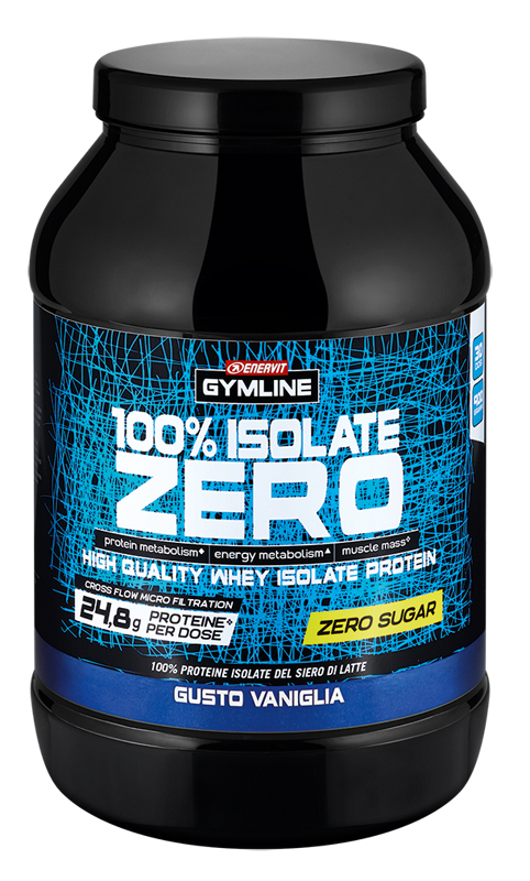 GYMLINE 100% WHEY ISO ZERO VANIGLIA 900 G - farmanauta.it
