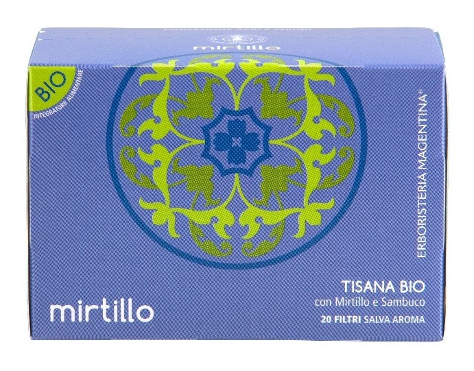 TISANA MIRTILLO BIO 20 FILTRI - farmanauta.it